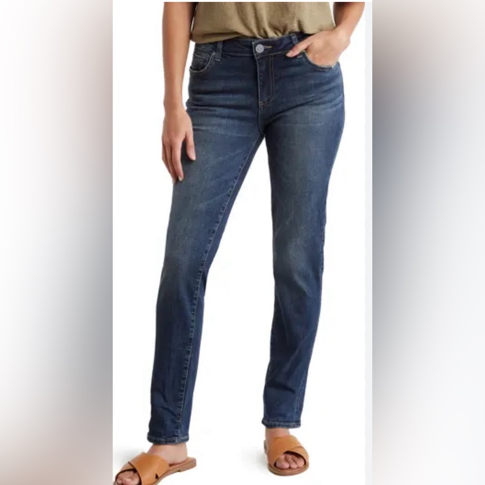 KUT FROM THE KLOTH KATY Boyfriend Dark Wash Low Rise Denim Jeans Size 4  33x30